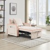 KWPZQEB Folding Sofa Bed, Convertible Sleeper Chair with Side Pockets and Adjustable Backrest, Pullout Sleeper Chair Bed for Living Room, Bedroom - 2 of 4