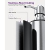Kitchen Soap Dispenser Set 3 in 1, Stainless Steel Dish Soap Dispenser with Sponge Holder and Brush Holder - 4 of 4