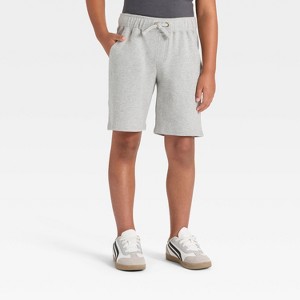 Boys' 'At the Knee' French Terry Pull-On Shorts - Cat & Jack™ - 1 of 3