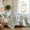 3Pcs Stripe Print Comforter Sets, Contemporary Style Lightweight Fluffy Bedding, Premium Textile Bed Set with Matching Shams - 3 of 4