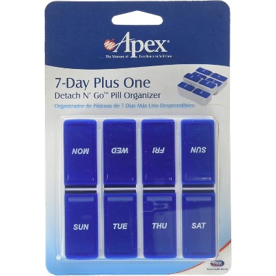 Apex 7-Day Plus 1 Detach N Go Pill Organizer