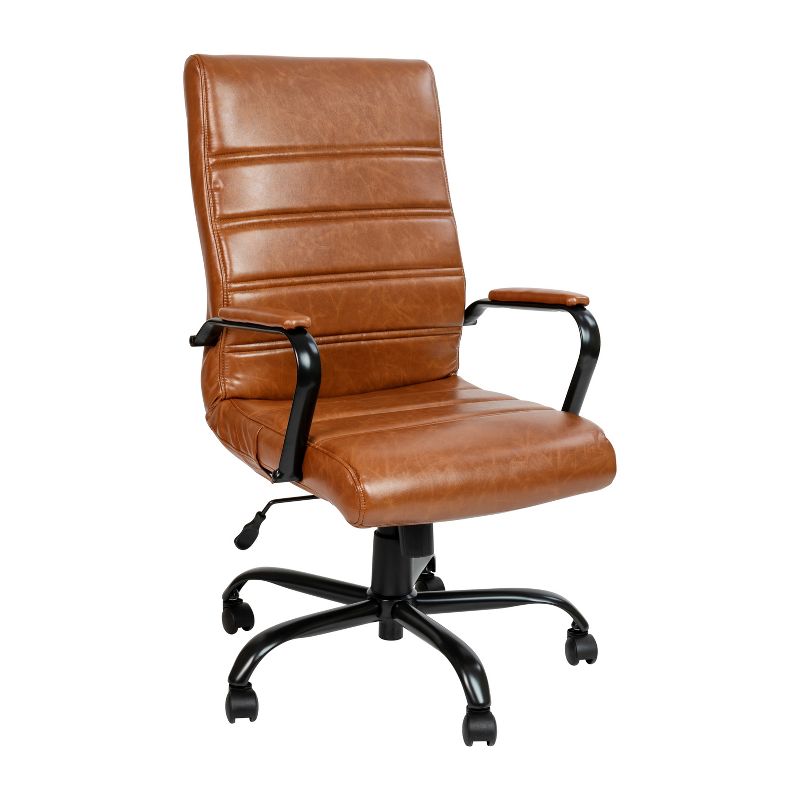 Flash Furniture High Back Executive Swivel Office Chair with Metal Frame and Arms, 1 of 19