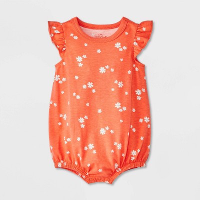 Baby Girls' Printed Ruffle Romper - Cat & Jack™