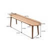 NicBex Dining Bench,Table Bench for Living Room,Entryway,Dining Room - 3 of 4