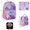 CLUB LIBBY LU Light Pink Galaxy Backpack Set for Girls, 16 inch, 6 Pieces - Includes Foldable Lunch Bag, Water Bottle, Scrunchie, & Pencil Case - 3 of 4