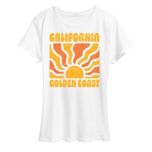 Women's - Instant Message - California Golden Coast Short Sleeve Graphic T-Shirt - 1 of 4
