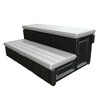 Confer Plastics Leisure Accents Durable Multi-Functional Outdoor Spa and Hot Tub Storage Step with Removable Compartment - 2 of 4
