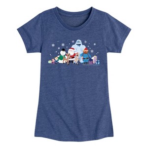 Girls' - Rudolph - Rudolph Fitted Short Sleeve Graphic T-Shirt - 1 of 4