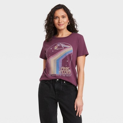 Women's Pink Floyd Short Sleeve Graphic T-Shirt - Purple