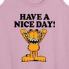 Women's - Garfield - Have A Nice Day Graphic Racerback Tank - 2 of 4