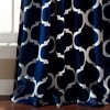 2pk 52"x84" Blackout Geo Window Curtain Panels - Lush Décor - image 4 of 4