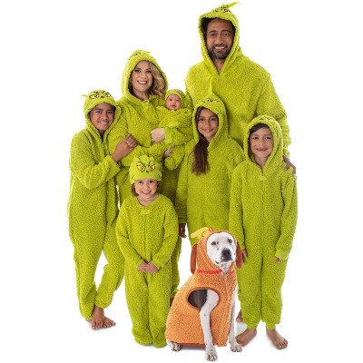 Dr. Seuss The Grinch Matching Family Costume Pajama Union Suit : Target