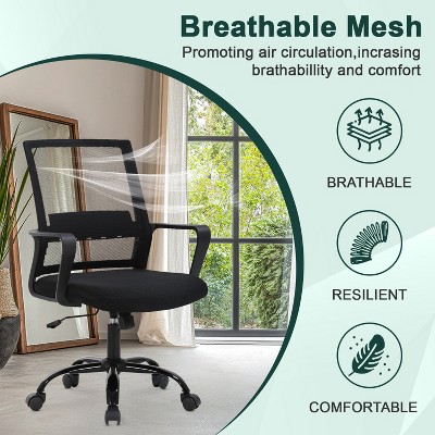 Black Mesh High Back Executive Swivel Office Chair