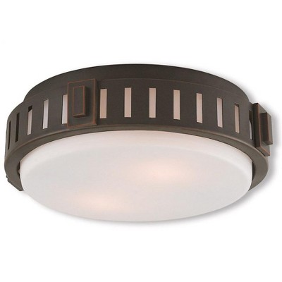 Livex Lighting Stafford 2 - Light Flush Mount in  Brushed Nickel