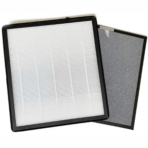 Nispira True HEPA Activated Carbon Filter Replacement Set Compatible with HSP001 Smart True HEPA Air Purifier 5-in-1, A Set of 2 Filters - 1 of 4