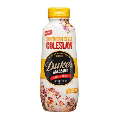 Duke's Bold & Tangy Southern Style Coleslaw Dressing, 14 oz, Pack of 2