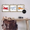 Stupell Industries Triple Colorful Airplanes Drawing, 18" x 18" - 3 of 4