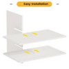 Acekool Shoe Bench with 10/5 Adjustable Shelves & Removable Cushion, Entryway Storage Organizer for Bedroom, Hallway - 4 of 4