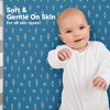KeaBabies 2pk Soothe Fitted Crib Sheets Neutral, Organic Baby Crib Sheets, Fits Standard Nursery Baby Mattress - 4 of 4