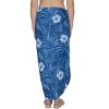 LA LEELA Women's Beach Summer Wrap Swim Sarong Cover Ups One Size Floral Grey - 2 of 4