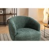 NicBex Accent Swivel Chair With Gold Metal Round Base Sofa Chair Lounge Chair for Living Room, Bedroom, Office - 3 of 4