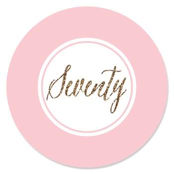 Big Dot Of Happiness Little Princess Crown - Pink And Gold Princess Baby  Shower Or Birthday Party Circle Sticker Labels - 24 Count : Target
