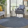 Nourison Positano Solid Indoor Outdoor Rug - 3 of 4