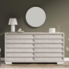 AMERLIFE 6 Drawer Dresser, Farmhouse 54" Wide Chest of Drawers with Slat Handles - 4 of 4