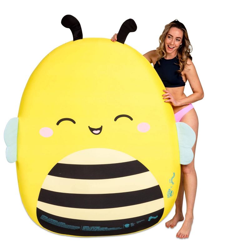 BigMouth Inc. Squishmallows Sunny the Bee Fabric Float - Yellow/Black, 1 of 5