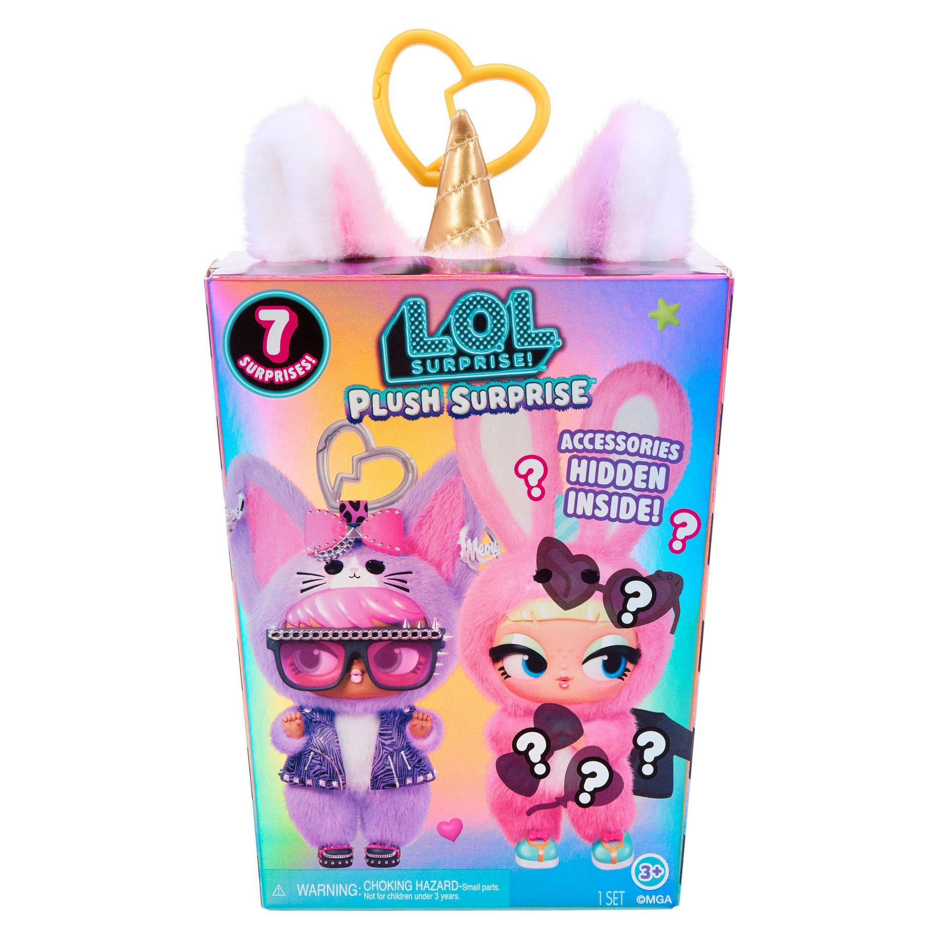 L.O.L Surprise! Plush Surprise Blind Toy 7 Surprises Inside On-the-Go Doll 6 Styles to Collect