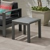 NicBex Modern Aluminum Outdoor End Table Outdoor Side Table, Outdoor Coffee Table Patio Table Small Table Outdoor Table for Backyard, Balcony, Porch - 2 of 4