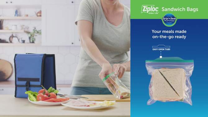 Ziploc Sandwich Bags, 2 of 17, play video