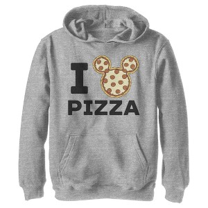 Boy's Disney Mickey Mouse Pizza Pull Over Hoodie - 1 of 4