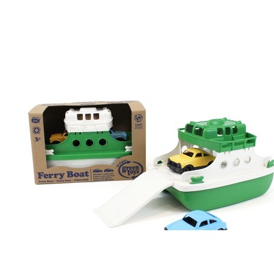 green toys ferry boat with mini cars