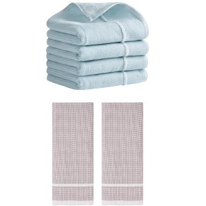 REGALWOVEN Cotton Soft Absorbent Bathroom Hand Towels 14" x 28" - 1 of 4