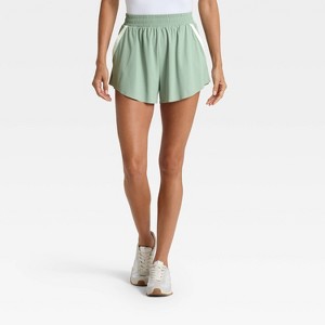 Women's Woven High-Rise Shorts 3" - All In Motion™ - 1 of 4