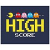 Pacman High Score Boy's Navy T-shirt - 2 of 3