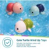 3-Pack Wind-Up Turtle Bath Toys, Colorful Swimming Pool Play Set for Toddlers Ages 1-5 - 2 of 4
