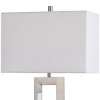 Steel Table Lamp Brushed Steel Finish - StyleCraft: Contemporary Design, Adjustable Head Tilt, UL Listed, E26 Socket - 2 of 3