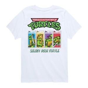 Boys' - Teenage Mutant Ninja Turtles - Select Your Turtle Video Game Short Sleeve Graphic T-Shirt - 1 of 3