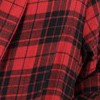 plaid black & red