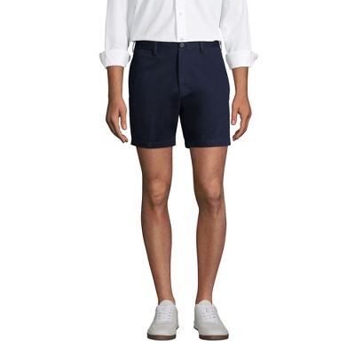 Lands' End Men's Traditional Fit 6 No Iron Chino Shorts - 35 - Radiant  Navy : Target