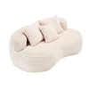 NicBex Bean Bag Chair,Beanbag Chair with High Back,Lounge Sofa with 3 Pillows for Couples,Large Comfy Chair for Living Room Bedroom - 4 of 4