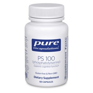 Pure Encapsulations PS 100 - Phosphatidylserine Amino Acid Supplement for Brain and Memory* - 1 of 4
