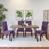 NicBex 7-Piece Dining Table Set with 6 Tufted Dining Chairs Modern Rectangle Large Kitchen Table Set & Side Chairs for Dining Room - 4 of 4