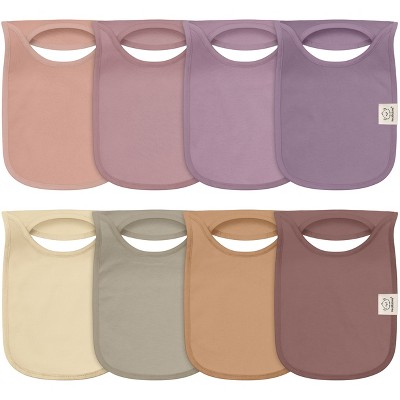 KeaBabies 8-Pack Hallo Baby Drool Bibs , Baby Bibs for Boys, Girls, Pull-on Bibs for Baby Boy, Baby Girl, Baby Bib Unisex