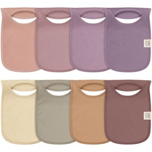 KeaBabies 8-Pack Hallo Baby Drool Bibs , Baby Bibs for Boys, Girls, Pull-on Bibs for Baby Boy, Baby Girl, Baby Bib Unisex - 1 of 4