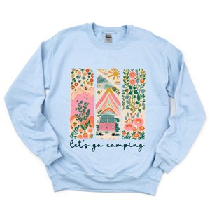 Simply Sage Market Let's Go Camping Van Sweatshirt - 1 of 4