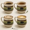 Park Designs Skyline Bear Mug - Set of 4 - 4 of 4