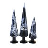 Craftoutlet.Com 18.0 Inch Black & White Swirl Glass Trees Halloween  Spooky Tree Sculptures - 3 of 3